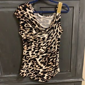 Animal print tank